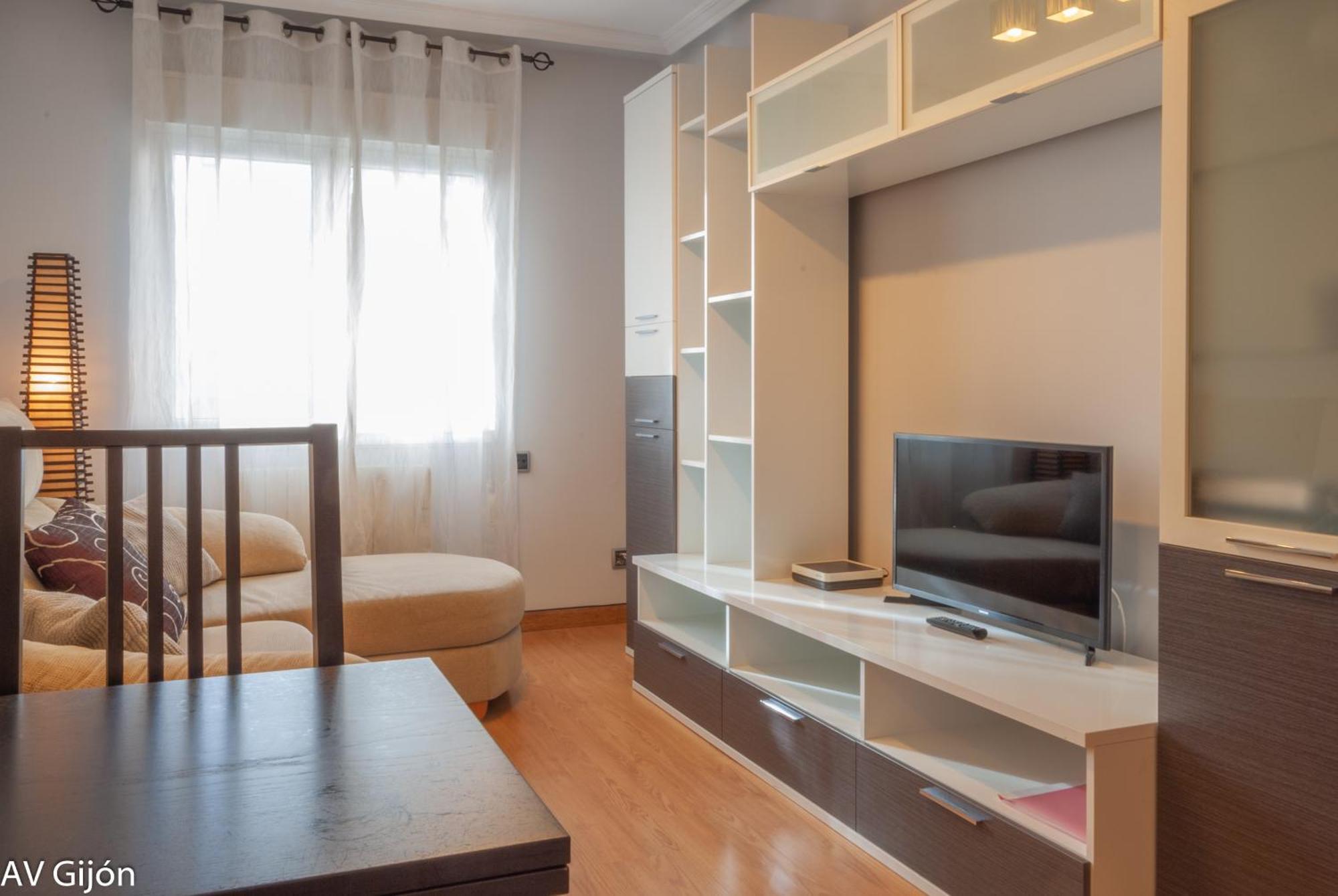 Ferienwohnung Av Premio Real 16 Gijón Exterior foto